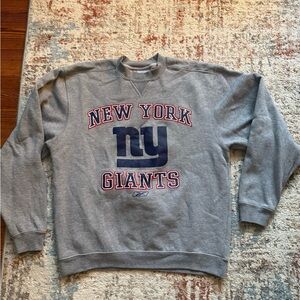 Vintage Reebok Gray New York Giants Sweatshirt